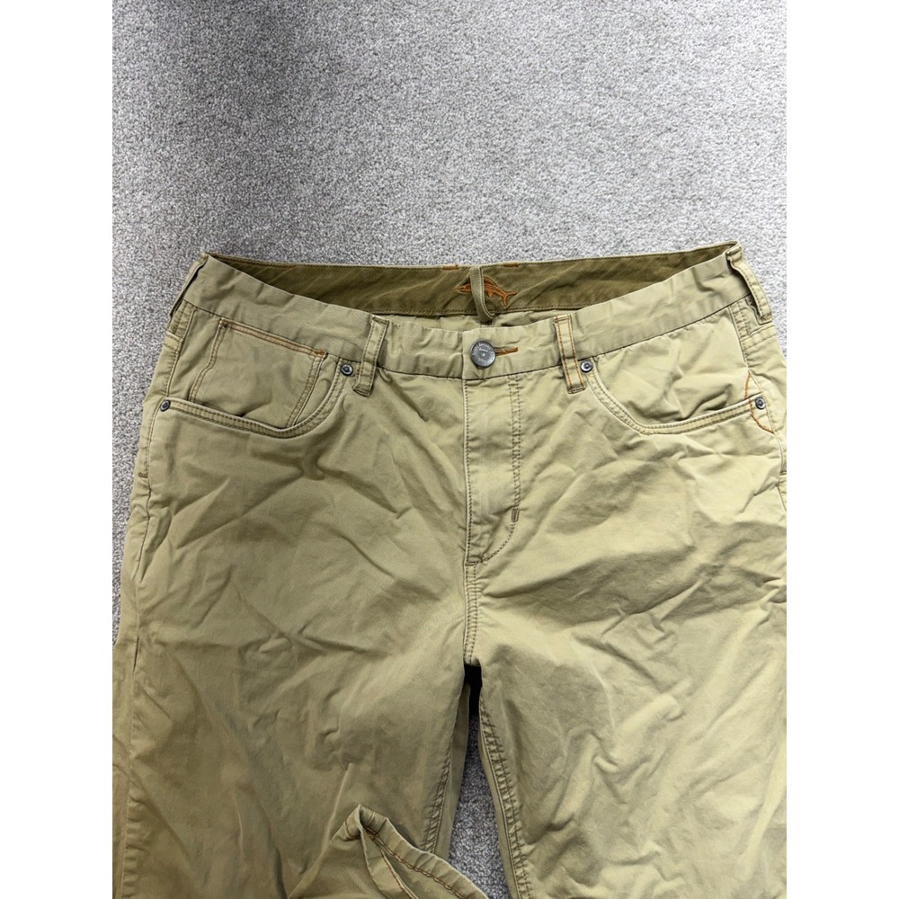 Tommy Bahama Island Crafted Mens 34x34 Khaki Tan Straight Leg Pants - Picture 2 of 9